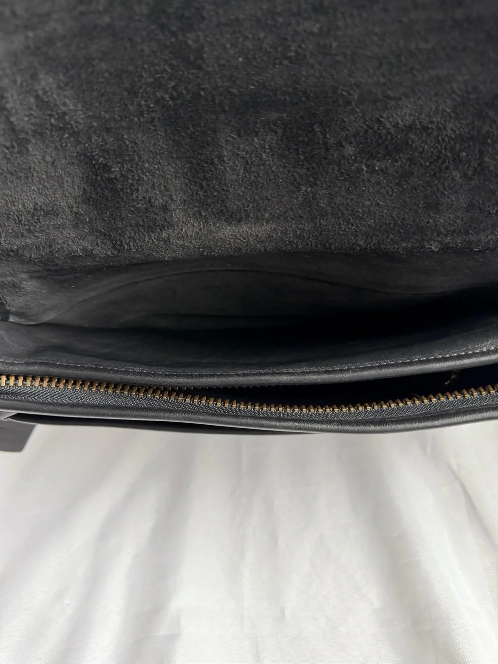Vintage Coach Legacy Patricia 9951 Black Leather Saddle Crossbody Bag USA Era - Picture 12 of 16